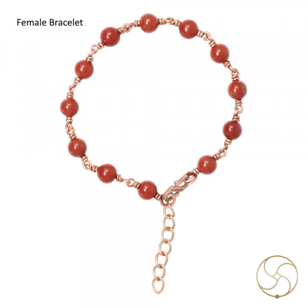 Image of Copper Red Jasper Bracelet - तांबा लोहित: रत्न वलय