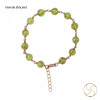 Pure Copper Peridot  Bracelet For Female-शुद्ध तांबा  पुट्टिका रत्न वलय स्त्री पुरुष हेतु