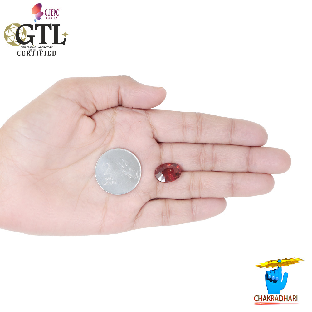 1112 Carat Garnet Gemstone With Ring Or Pendant   