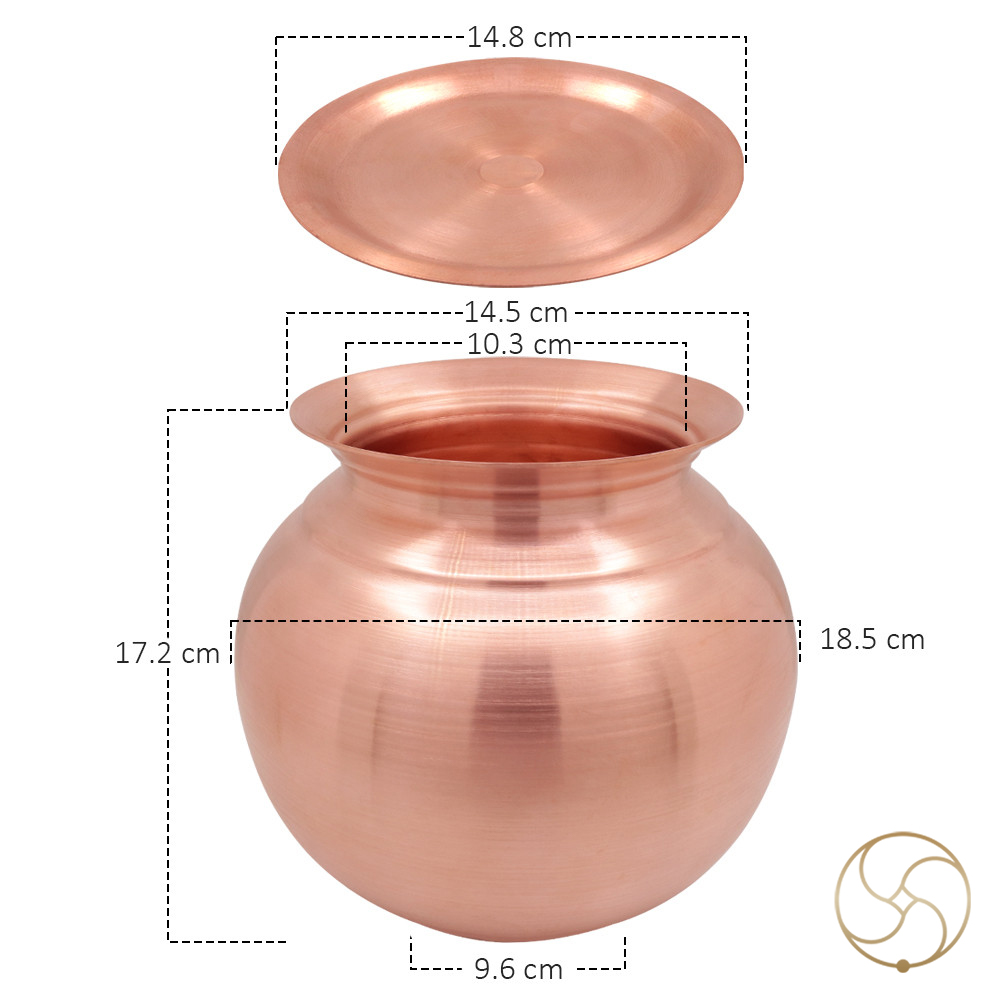 3000ml Or 4100ml 999 Nepaliya Copper Matki -