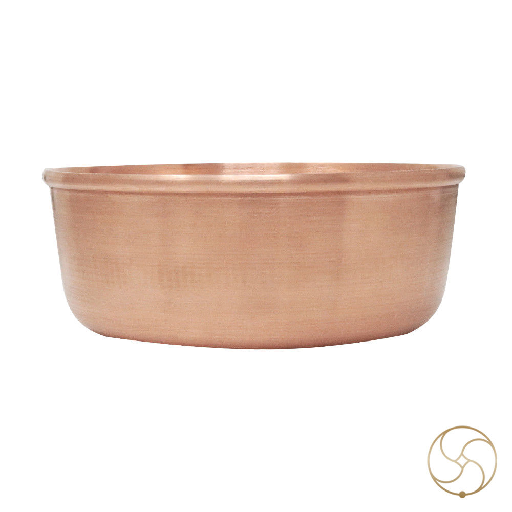 280ml 999 Nepaliya Copper Flat  Bowl 170gm-    
