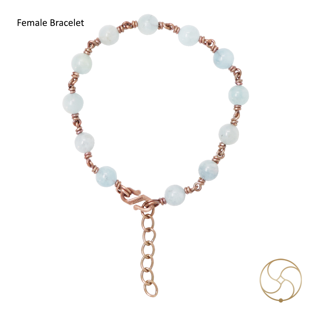 Nepaliya Copper Aquamarine Bracelet
