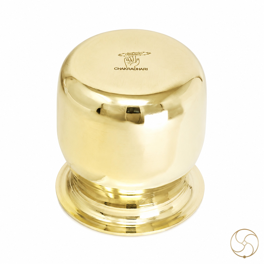 Ritika Brass Ghanti Lota - 350ml