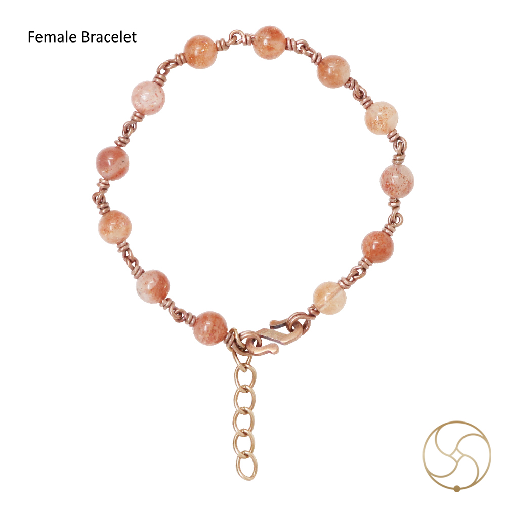 Nepaliya Copper Sun Stone Bracelet