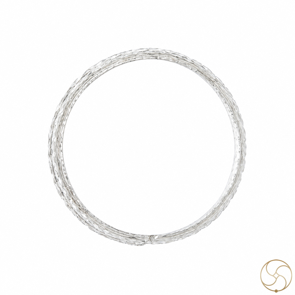 999 Silver Chokor Booti Index Toe Ring Pair