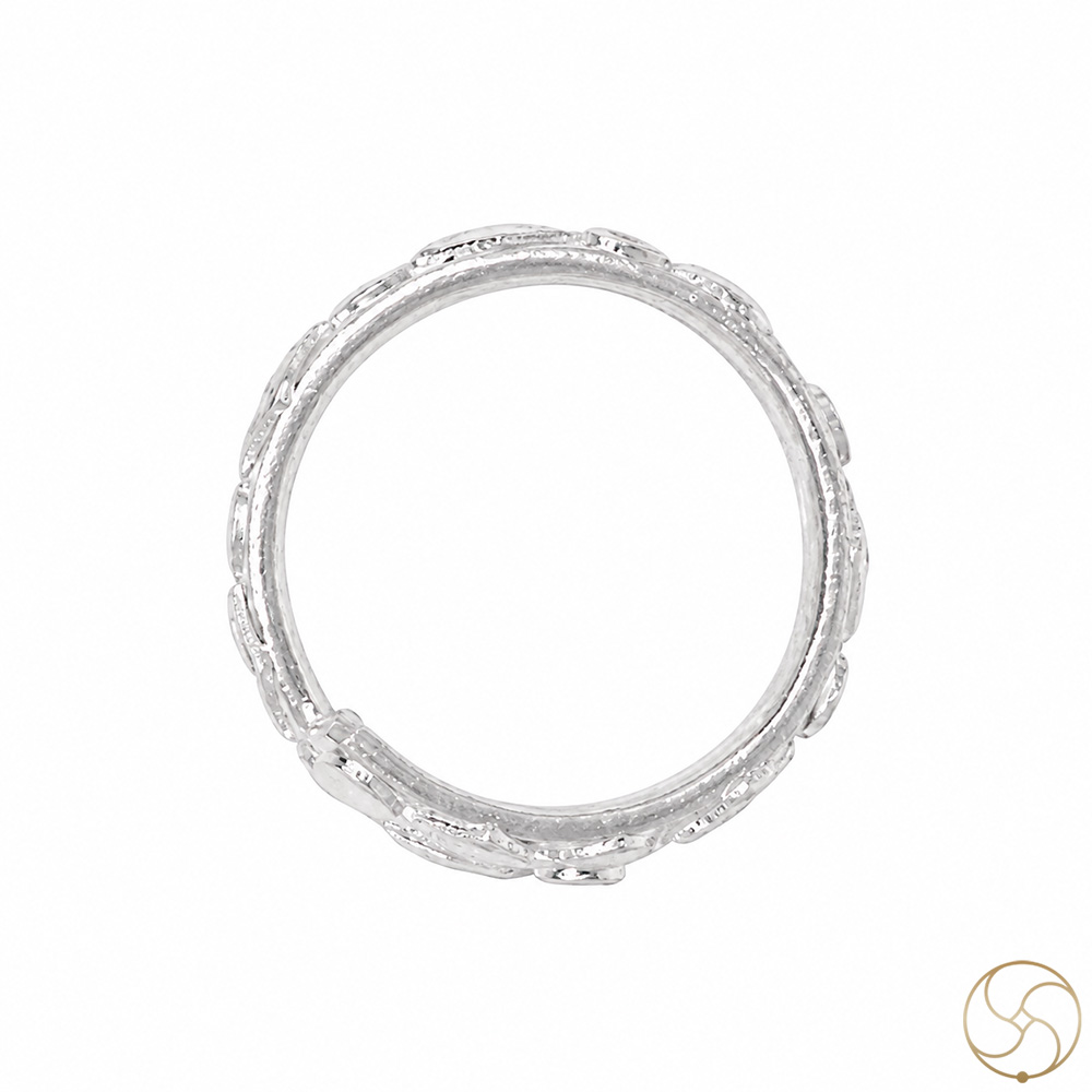 999 Silver Katli Chakka Index Toe Ring Pair