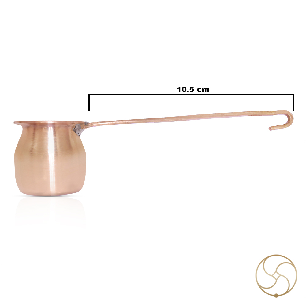 999 Pure Nepaliya Copper Ghanti Lota with Handle - 300ml 520gm