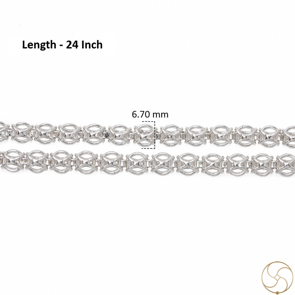 996 Silver Loophole Chain