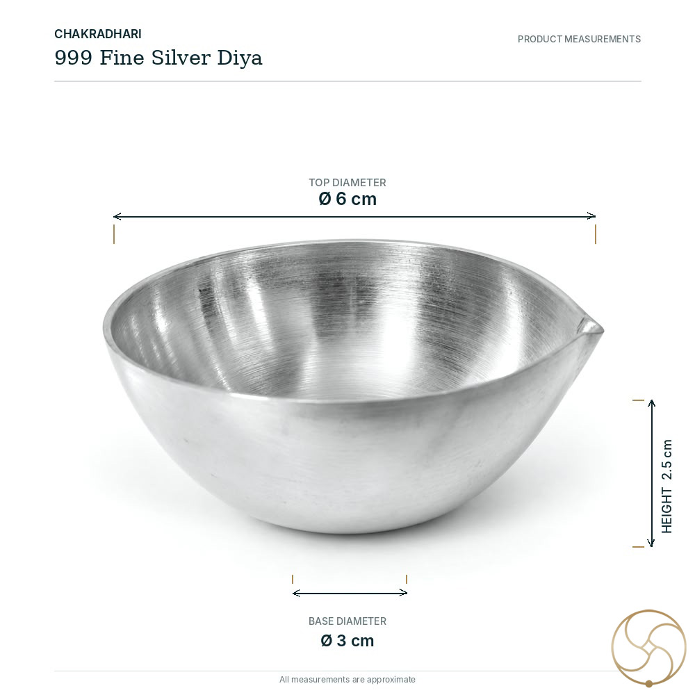 999 Silver Small Deepak