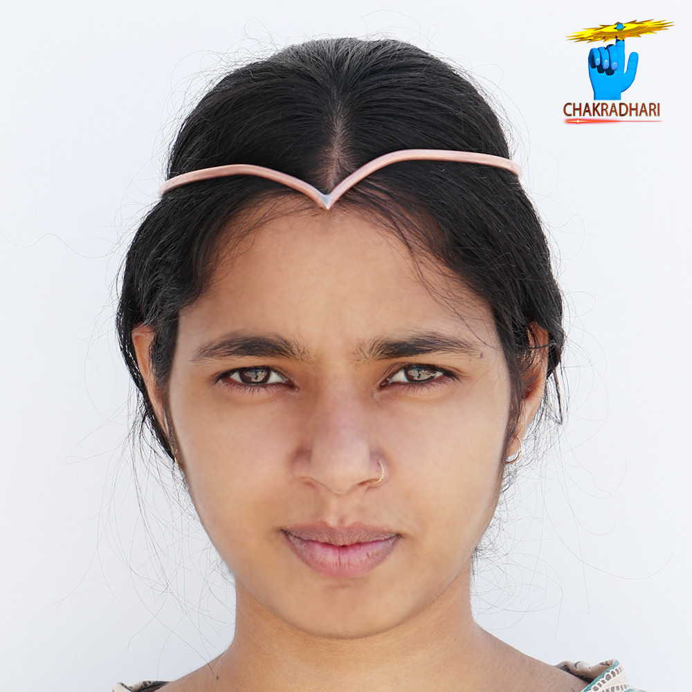 999 Nepaliya Copper V- Shape Crown Head Gear - -