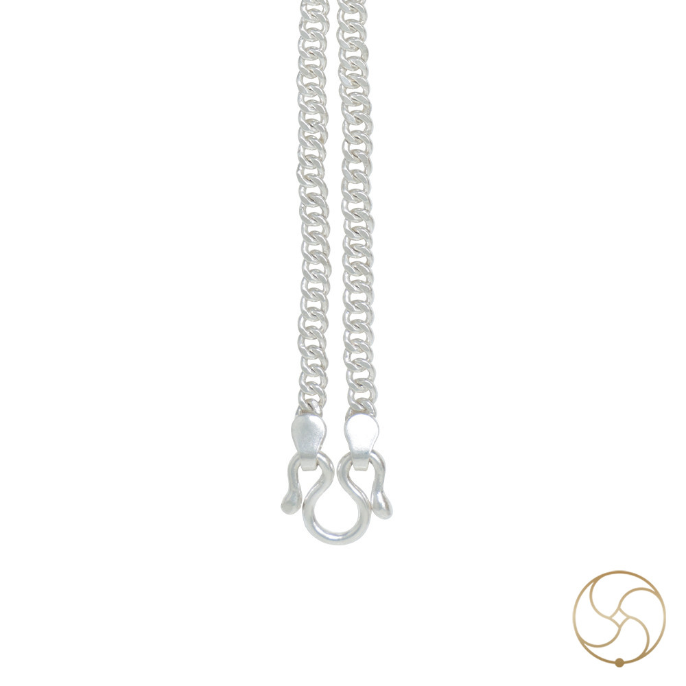 996 Silver Press Chain 45 Grams -