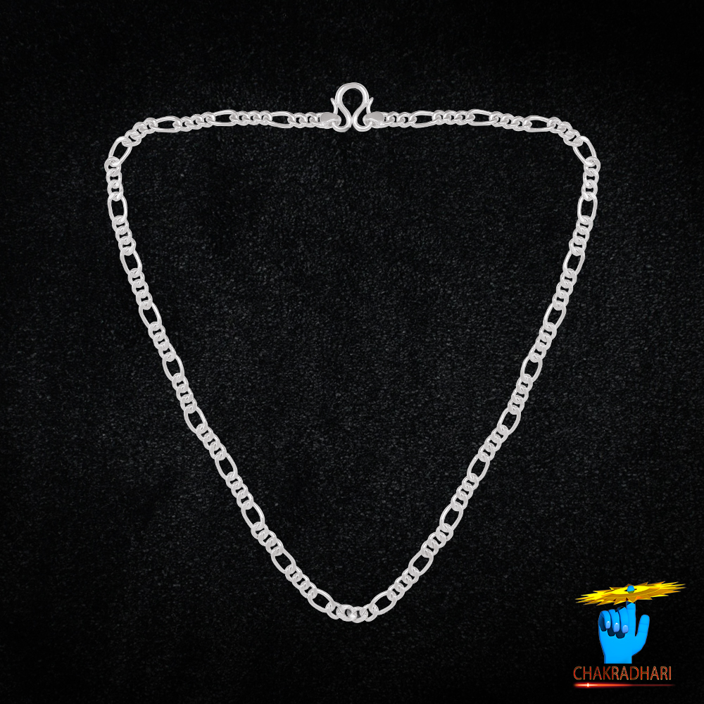 996 Silver Sachin Chain 59 Grams -   