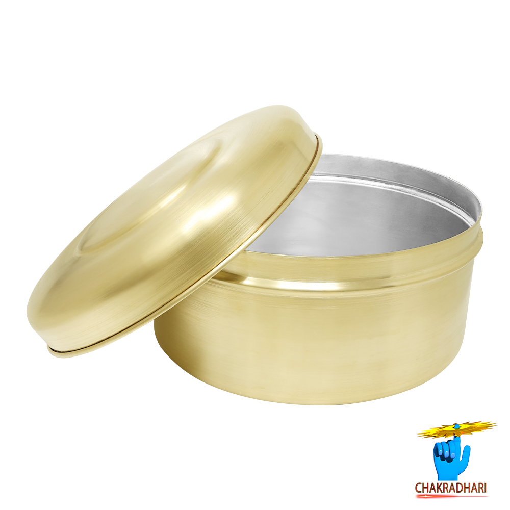 Pure Ritika Brass Food Container -    