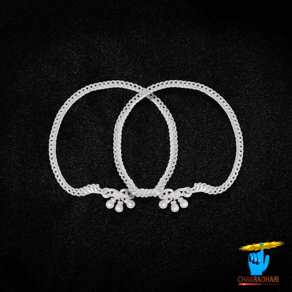 996 Silver Attha payal -   