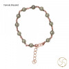 Pure Copper Golden Pyrite Stone Bracelet For Male And Female - शुद्ध तांबा स्वर्ण माक्षिक वलय स्त्री पुरुष हेतु