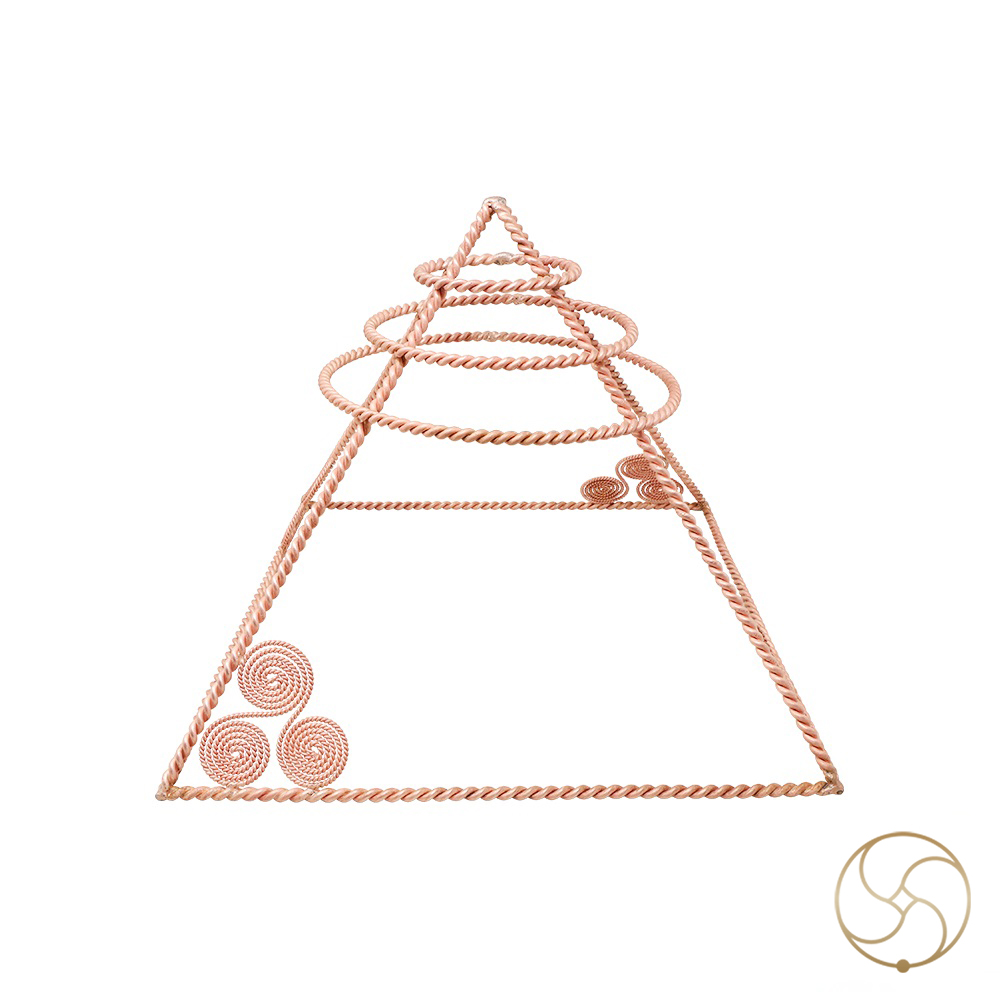 999 Pure Nepaliya Copper Tensor Pyramid