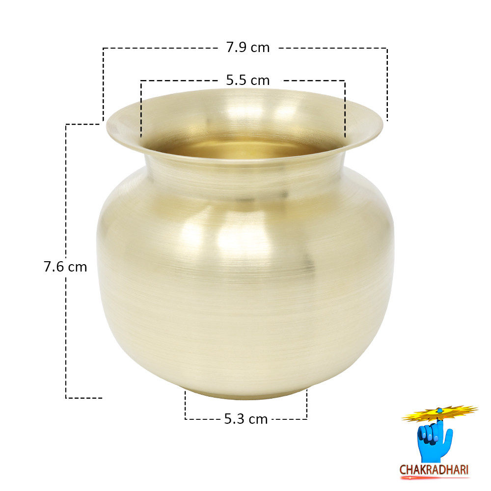 290ml Ritika Brass Bharpur Lota 160gm-    