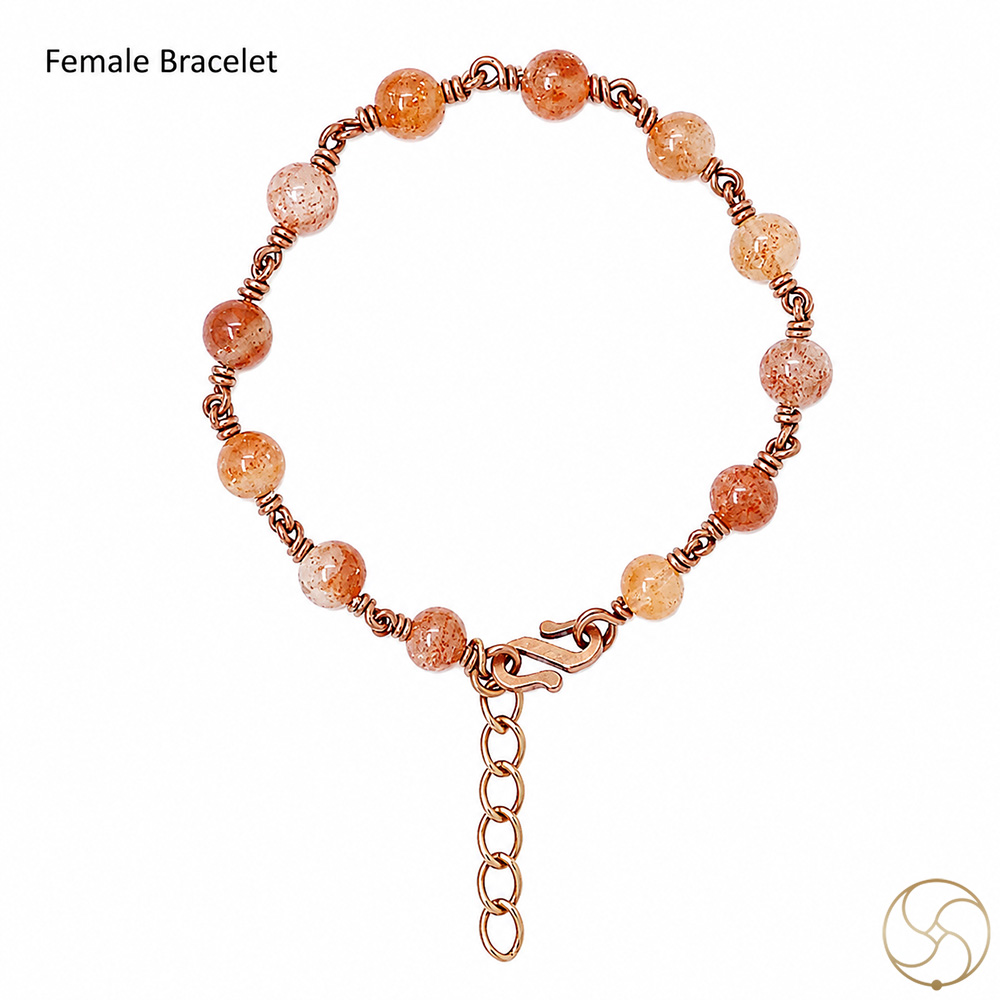 Nepaliya Copper Sun Stone Bracelet