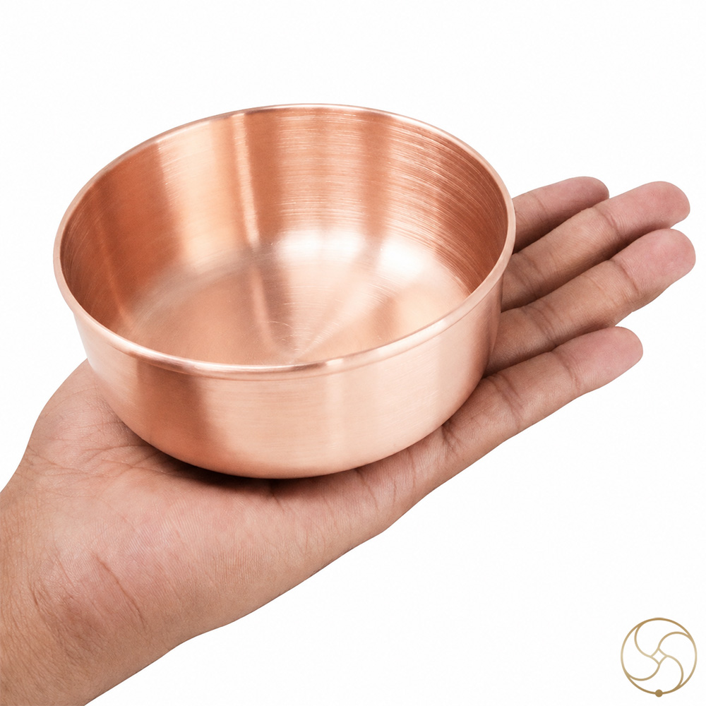 999 Nepaliya Copper Flat Bowl - 280ml