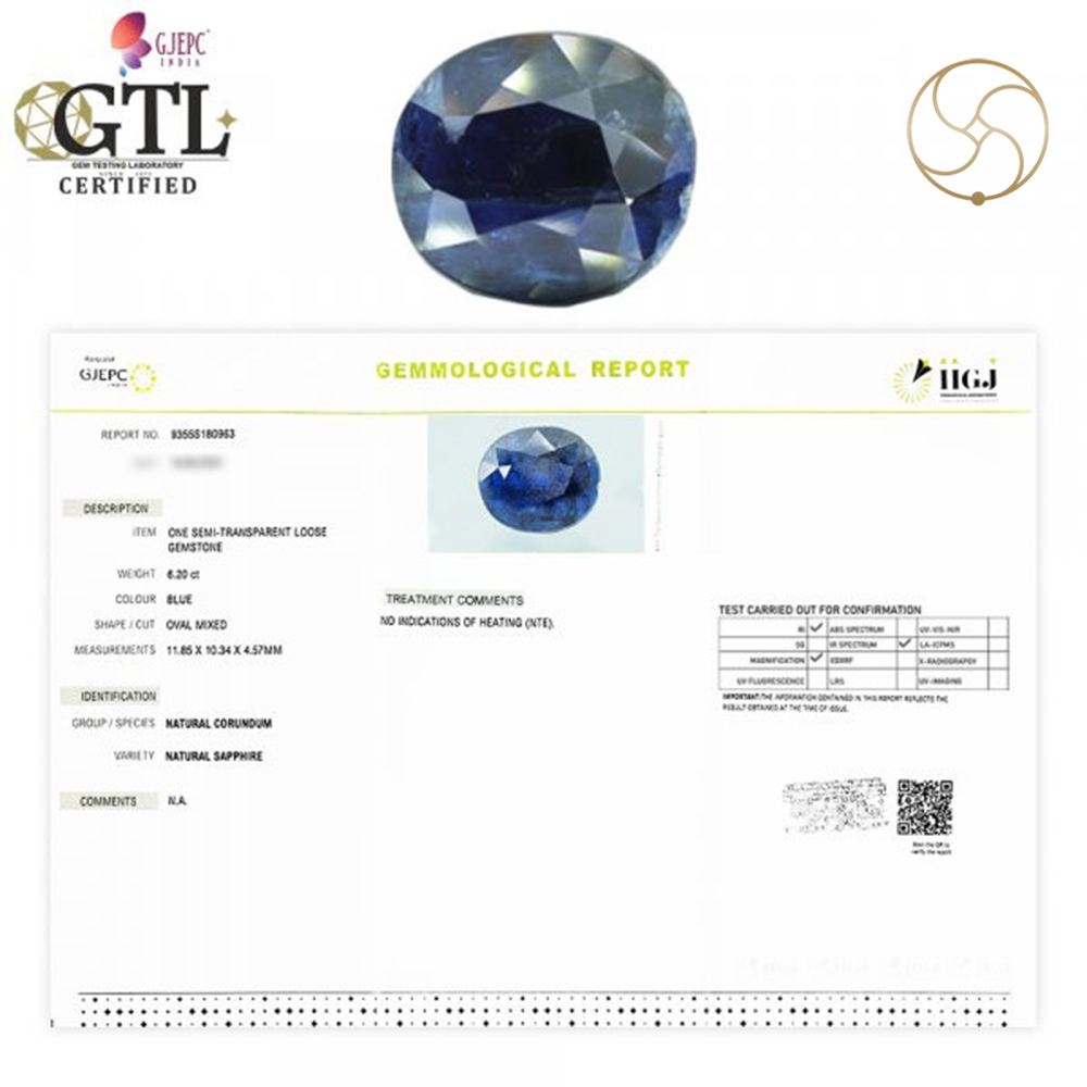 620 Carats Blue Sapphire Gemstone With Ring Or Pendant -  