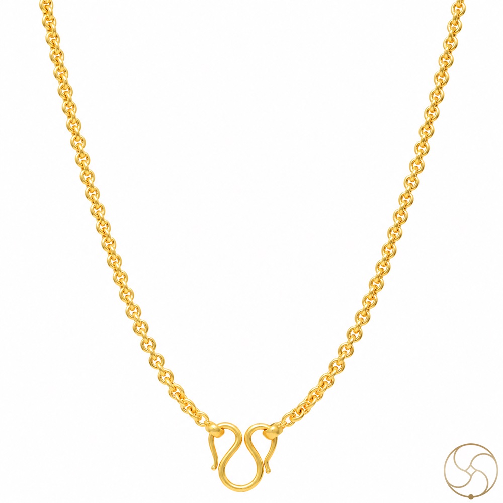 999 24K Gold Anant Chain