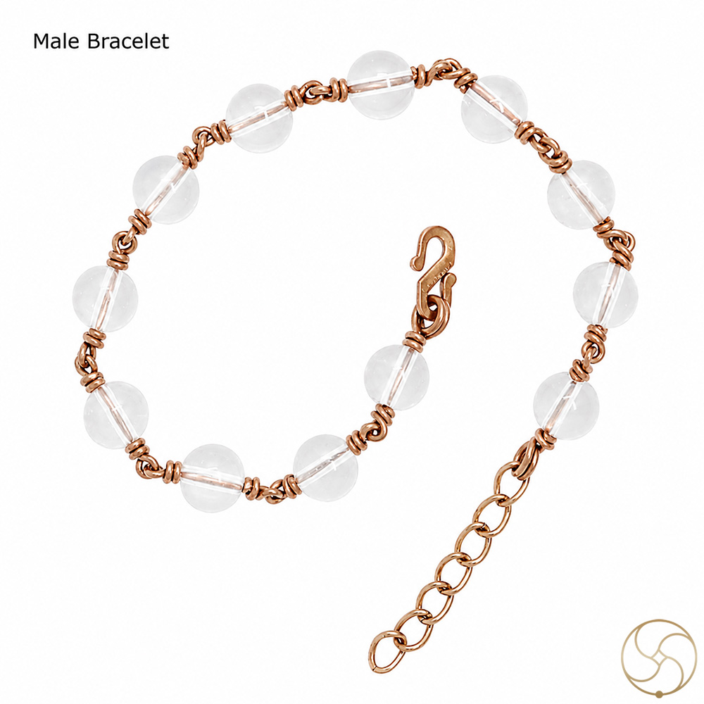 Nepaliya Copper Clear Crystal Bracelet