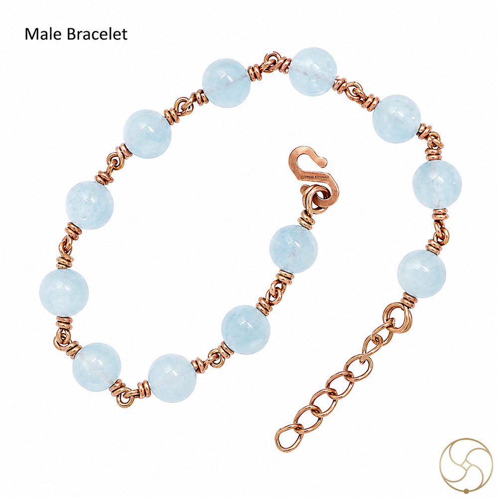 Nepaliya Copper Aquamarine Bracelet