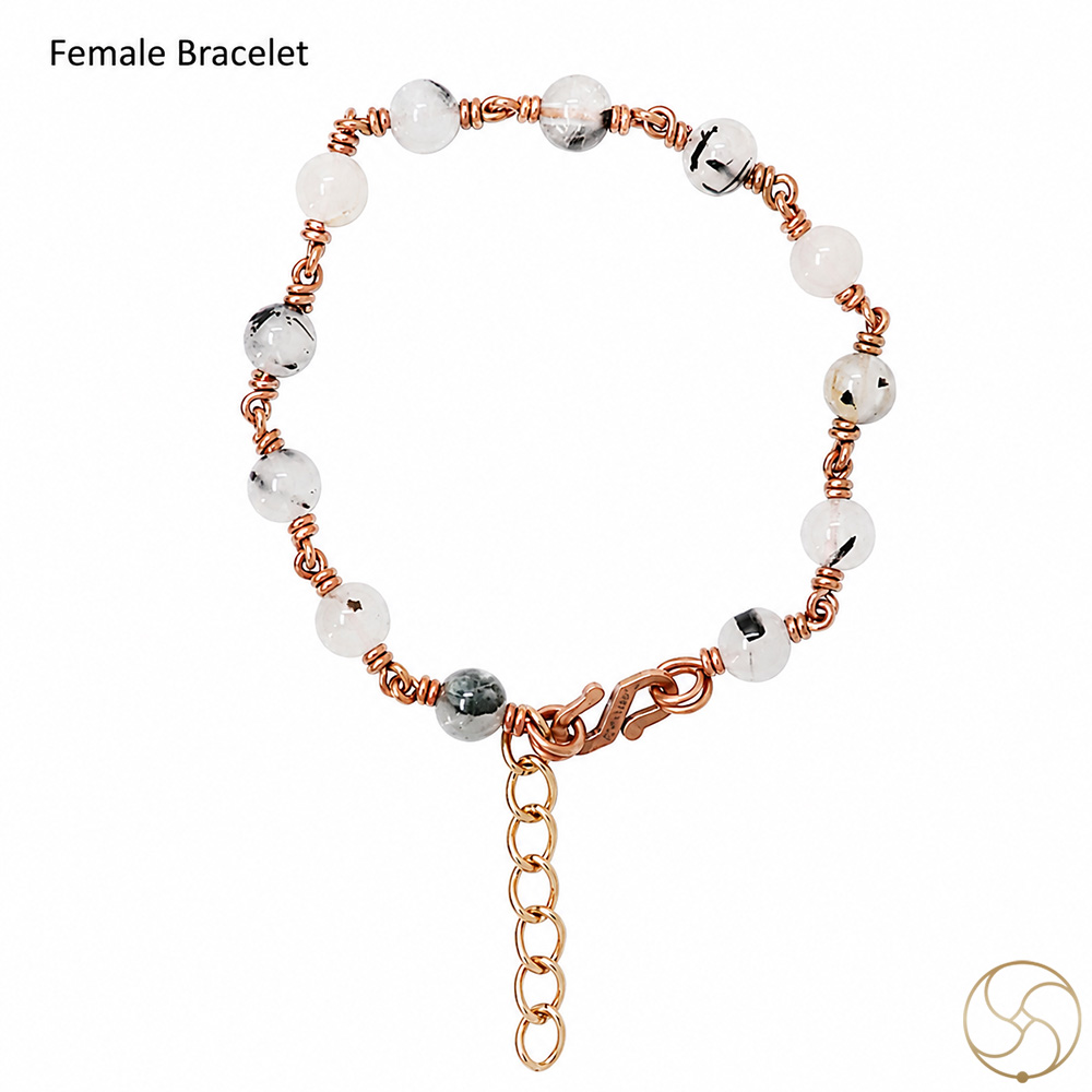 Nepaliya Copper Black Rutile Bracelet