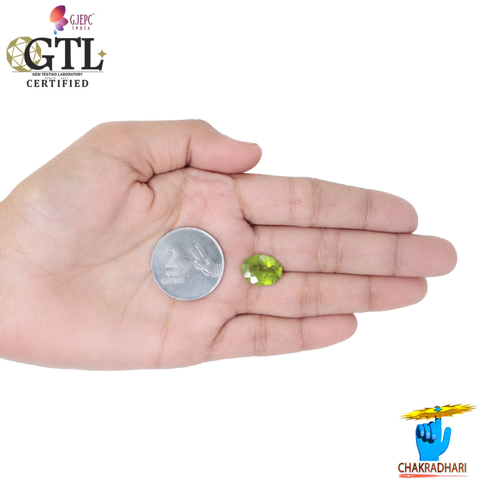 812 Carats Peridot Gemstone With Ring Or Pendant -  