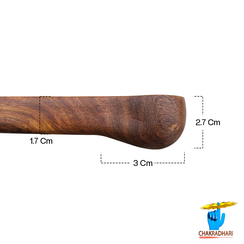 Sheesham Wood Struva for Hawan - Traditional Wooden Tool for Rituals