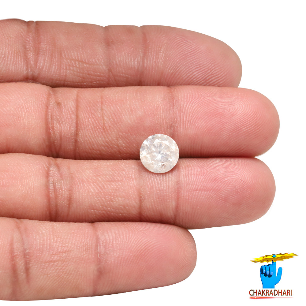 218 Carat Natural Diamond With Silver Ring Or Pendant