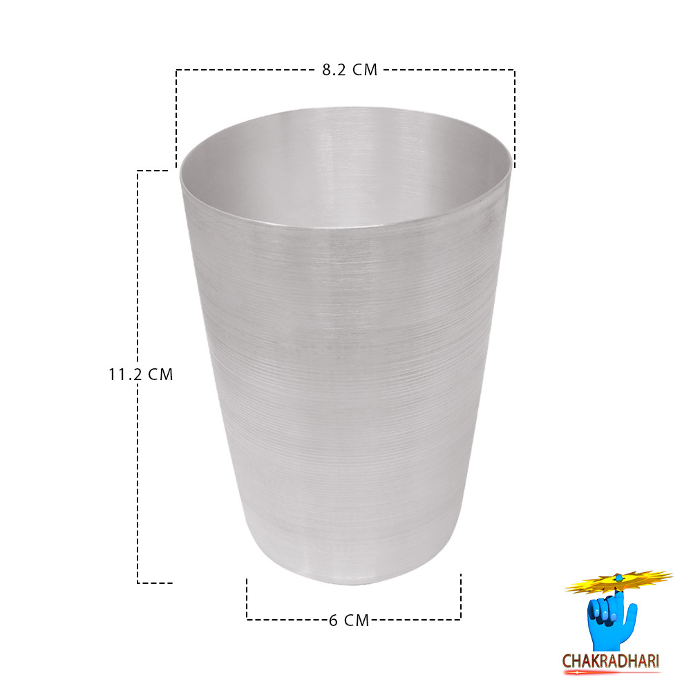 450ml 999 Silver Big Glass - 241gm