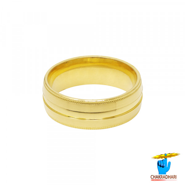 Image of 99.9% Gold Dual Band ring - स्वर्ण द्वि-बंध मुद्रिका (15gm)