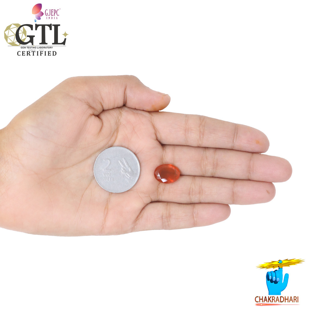 606 Carat Fire Opal Gemstone With Silver Ring And Pendant -   