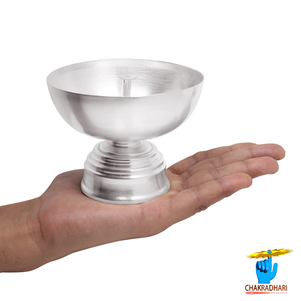 996 Silver Akhand Jyot Deepak - 199gm