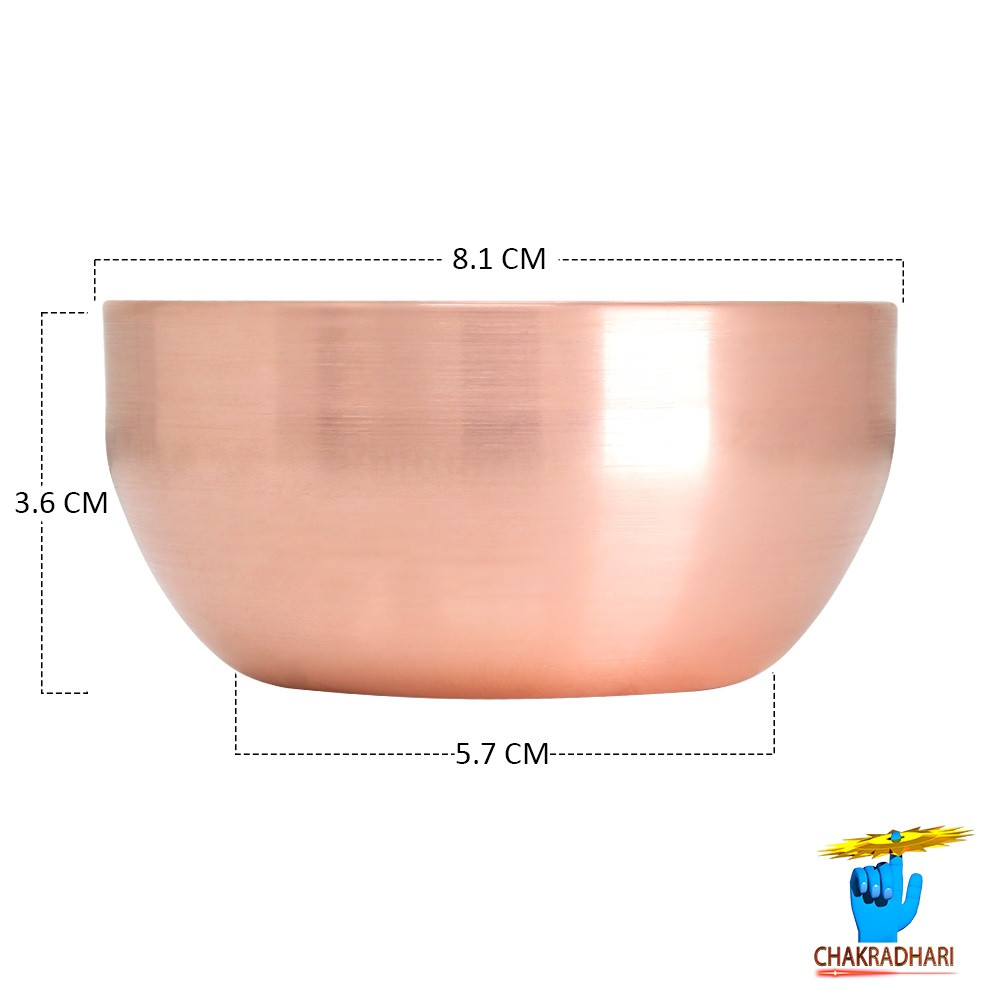 170ml 999 Nepaliya Copper Divya Bowl -     91gm