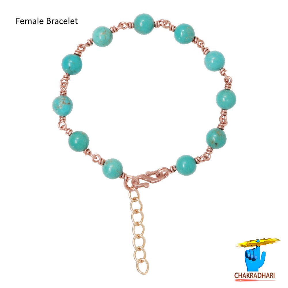 Pure Copper Firoza Bracelet For Male And Female -
