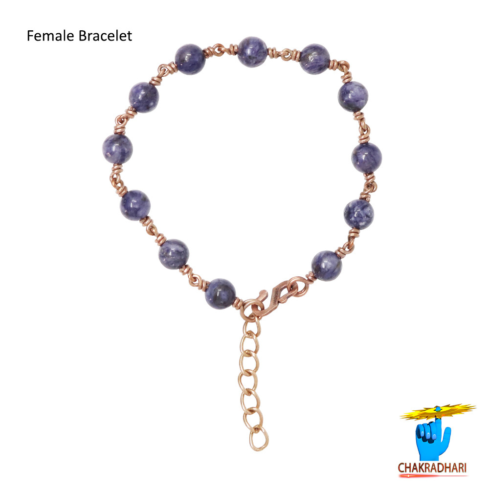 Pure Copper Charoite Bracelet For Male And Female -