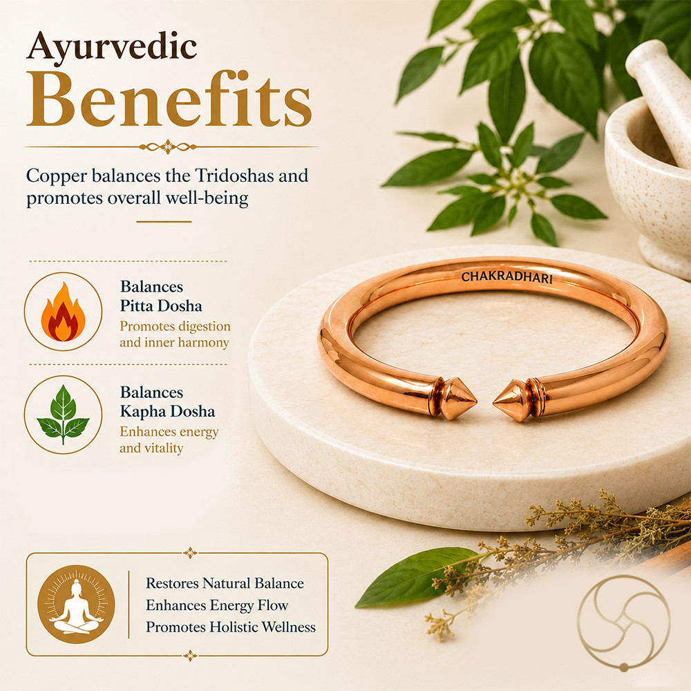 Pure Copper Ghumti Bangle for Women