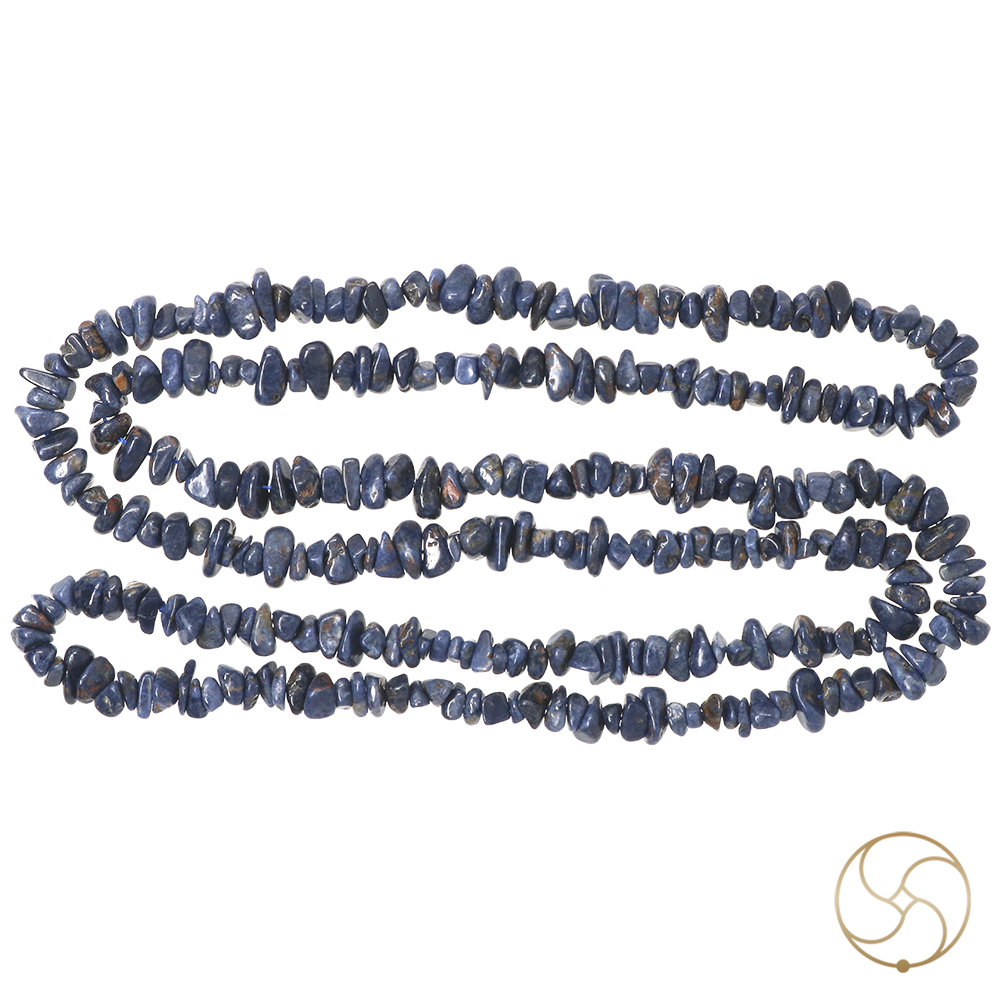 Blue Sapphire Wearing Mala -