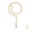 White Chirmi Jaap Mala 108 Plus 1 Beads – सफ़ेद चिरमी माला (एक सौ आठ संग गुरु - मनका)