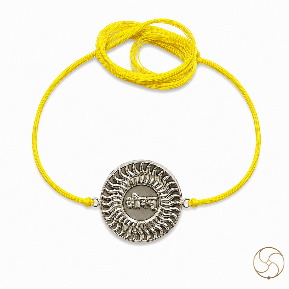 999 Silver Vedic Aum Rakhi