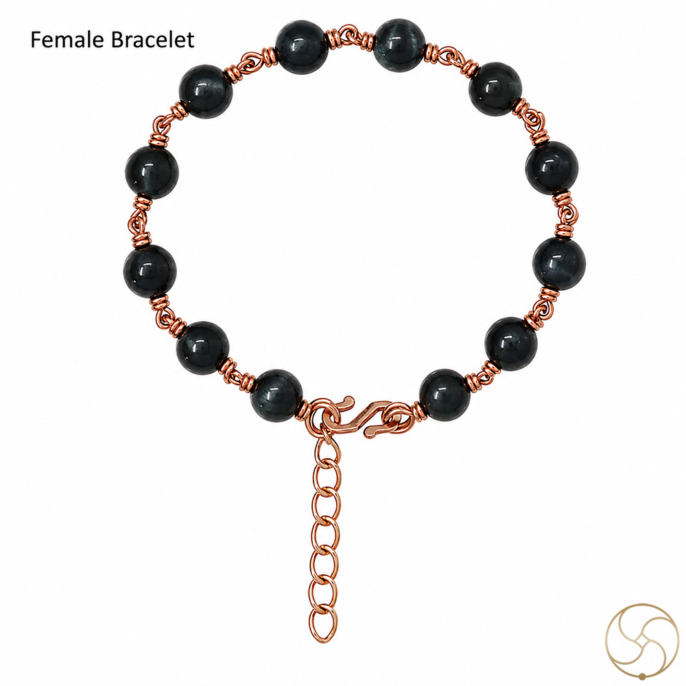 Nepaliya Copper Blue Tiger Eye Bracelet