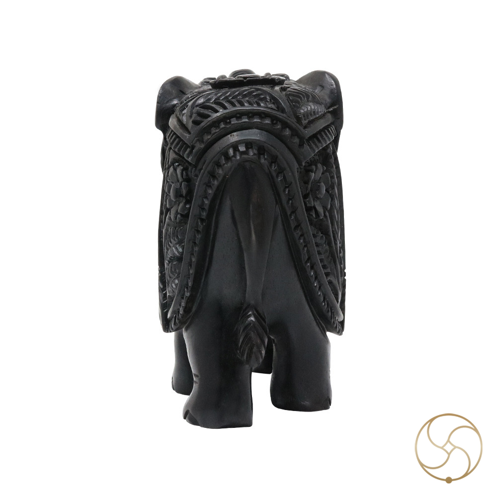 Ebony Divine Up Trunk Elephant -