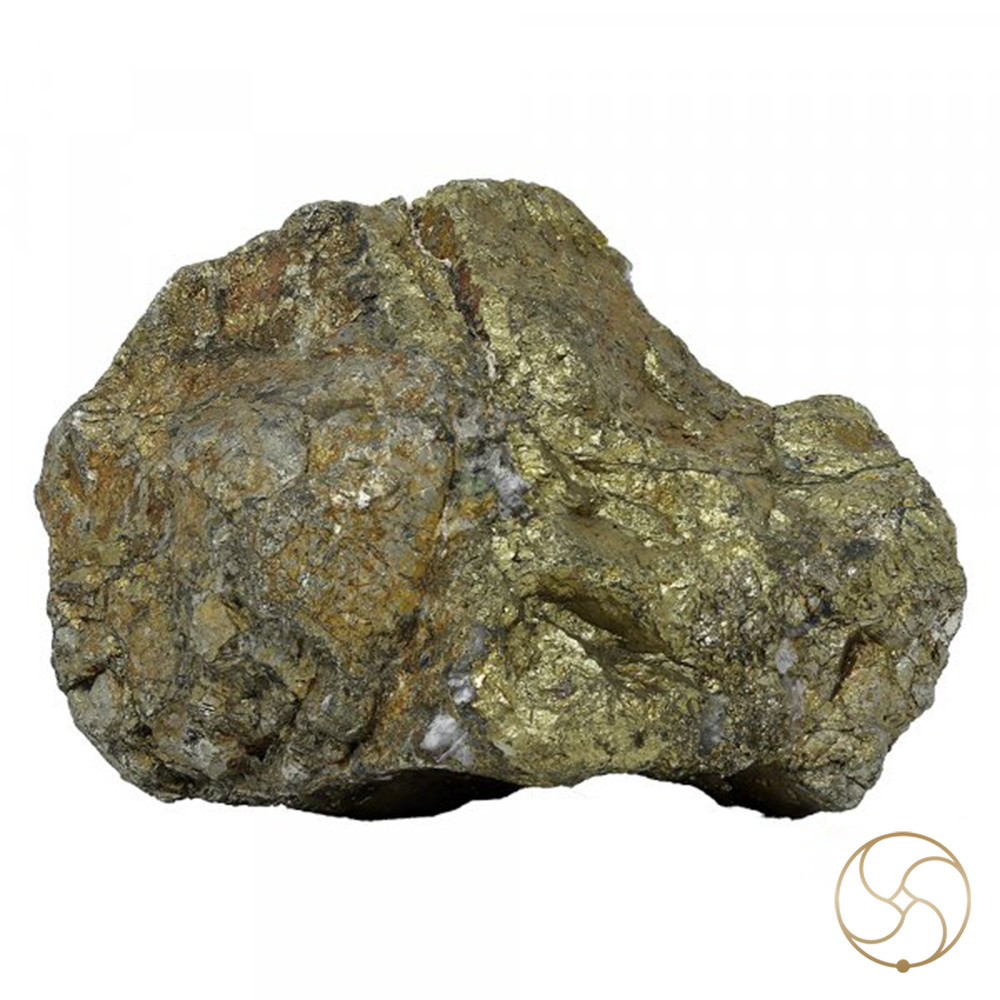 159gm Ayurvedic Golden Pyrite Rock -    