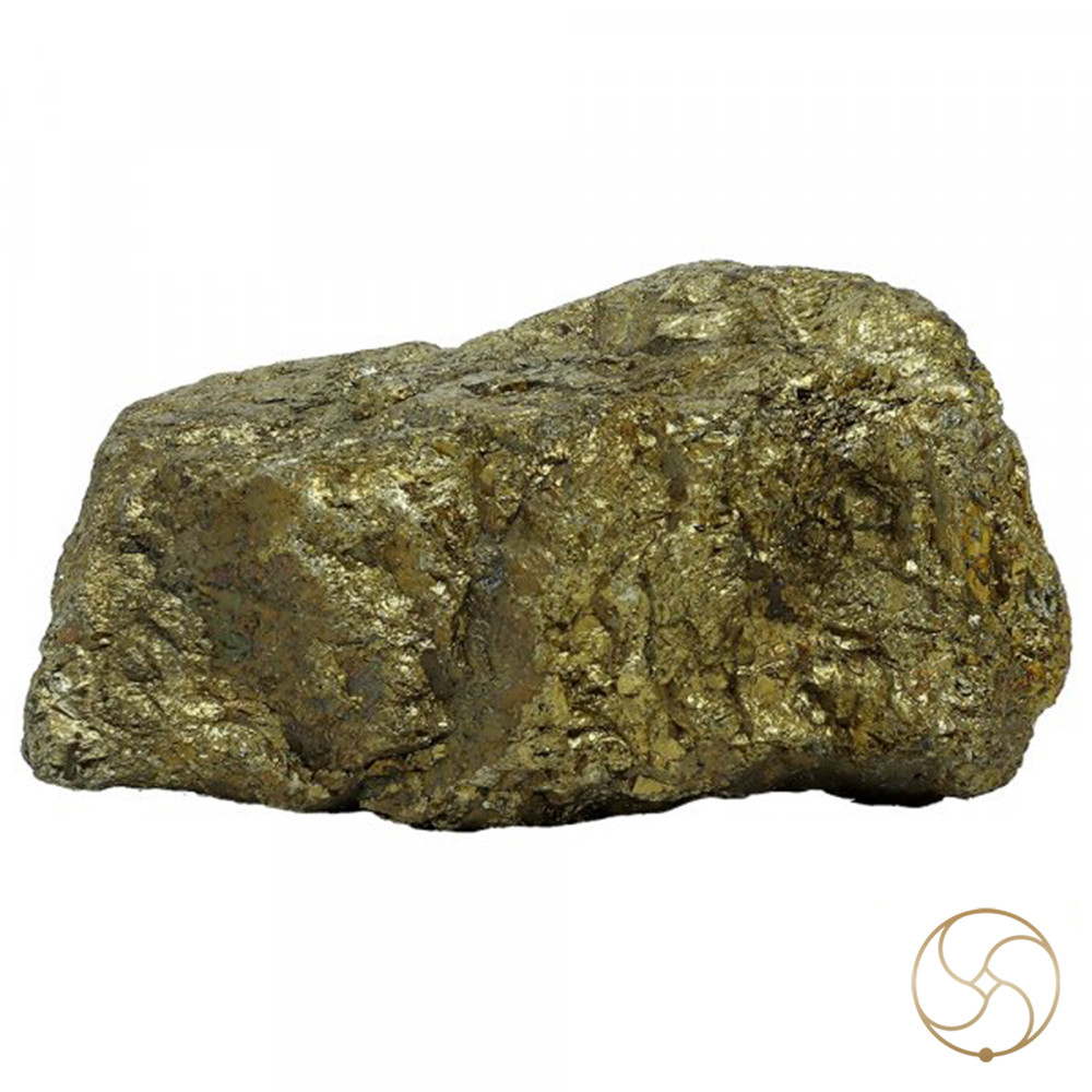 140gm Ayurvedic Golden Pyrite Rock -    