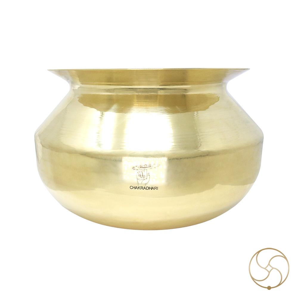 Ritika Hiranyapatra Brass Degchi With Kalayi 3Lt 1750gm -         