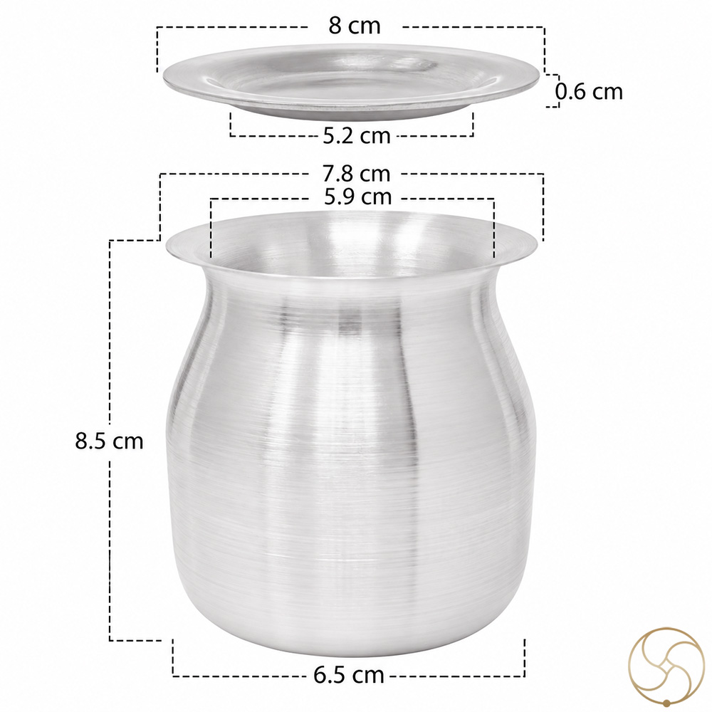 999 Silver Ghanti Lota - 300ml
