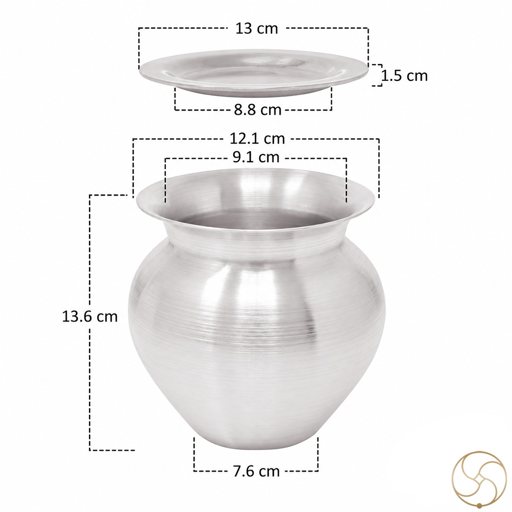 999  Silver Kalash Lota - 1300ml