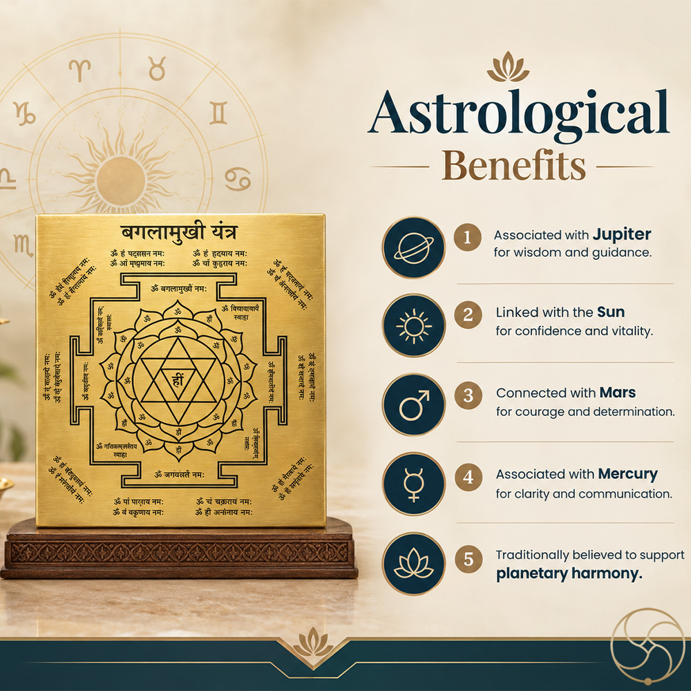 Baglamukhi Yantra 100 Accurate with All Mantra in Ritika Brass